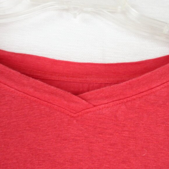 Eileen Fisher V neck Linen Tee Size M R17IZO - Picture 4 of 10